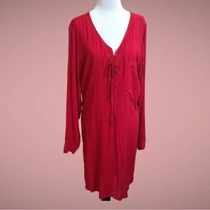 Love & Legend Red Tunic Dress~Size 14